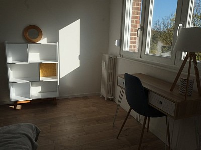 CHAMBRE - LILLE BOIS BLANC - 18.98 m2 - LOUÉ