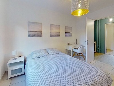 CHAMBRE - LILLE MOULINS - 20.34 m2 - LOUÉ