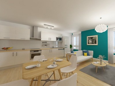 APPARTEMENT T3 - LOOS - 70 m2 - 180000€